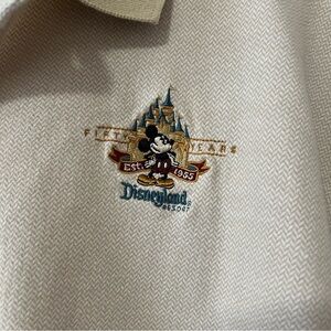 Vintage Disneyland Resort 50th Anniversary Embroidered Shirt Mens XXL